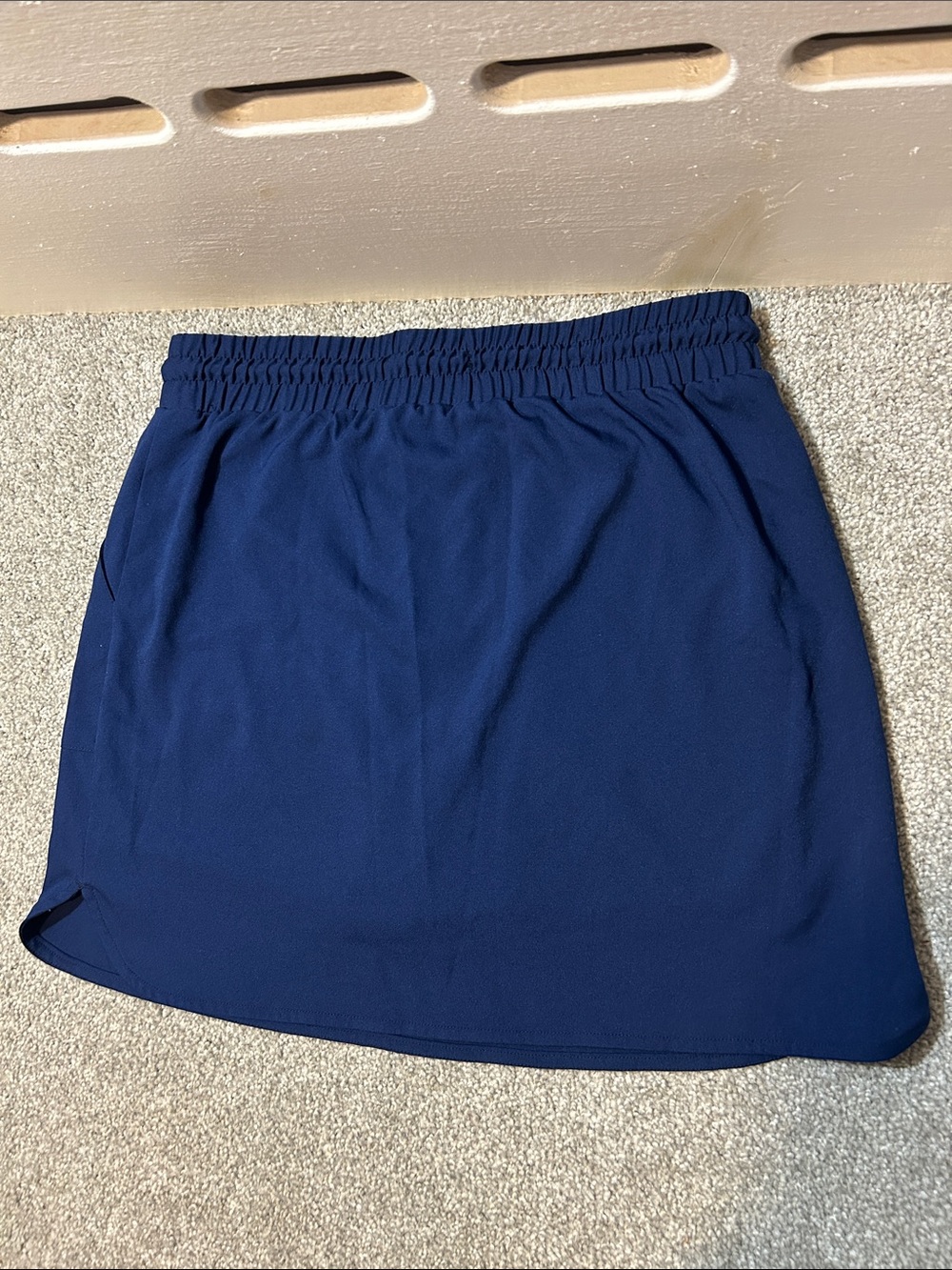 St. John's Bay Navy Blue Women's Athletic Skort - Picture 4 of 7